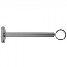 Support extensible mur et plafond Ø28 mm Alu Brossé 190-300 mm