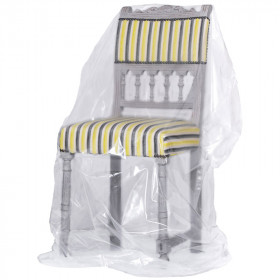 Housse plastique de protection pour fauteuil 1,4 m x 1,2 m