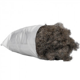 Crin animal cardé gris, les 5 kg