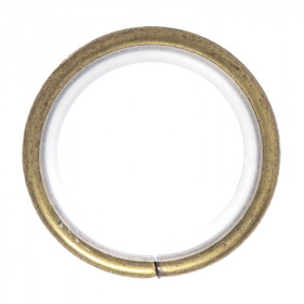 10 anneaux rideaux Ø30x38 mm avec bague silencieuse bronze