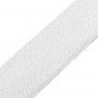 Bande auto agrippante à coudre 50 mm blanc partie velours - au mètre