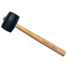 Maillet caoutchouc noir Osborne 197-2 ø50mm