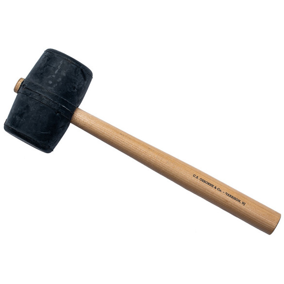 Maillet caoutchouc noir Osborne 197-3 ø65mm