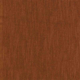 Tissu aspect lin Guethary terre de sienne Casamance