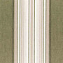 Tissu rayé Aveiro olive Casamance