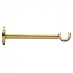 Support extensible mur et plafond Ø28 mm Décor Laiton Mat 190-300 mm