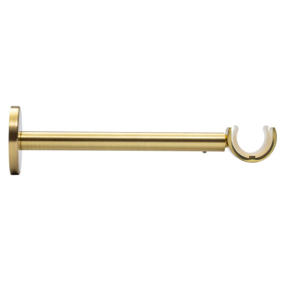 Support extensible mur et plafond Ø28 mm Décor Laiton Mat 190-300 mm