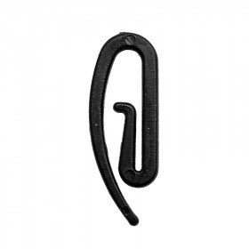 1000 crochets escargot rideau noir