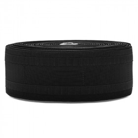 Ruflette vague double poche 77 mm noir - rouleau de 50 mètres