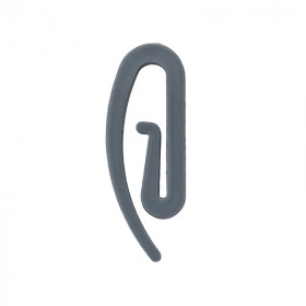 1000 crochets escargot rideau gris