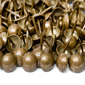 1000 clous tapissier vieux bronze clair Ø11,5 mm