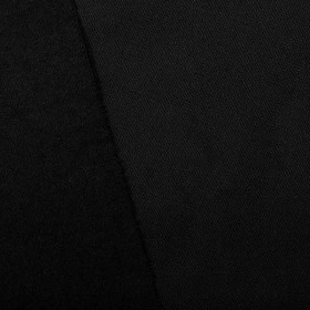 Coton gratté noir non feu M1 260 cm