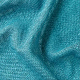 Voilage plombé Eros bleu Linder 300 cm