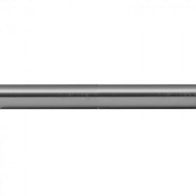 Tringle rideau Ø28 mm nickel mat 150 cm