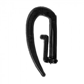 1000 crochets escargot système wave plastique noir Forest