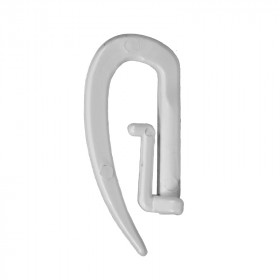 100 crochets escargot système wave plastique blanc Forest