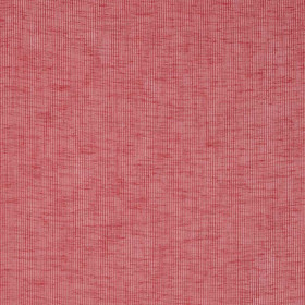 Voilage plombé Gasparine rouge Linder 300 cm