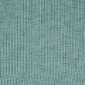 Voilage plombé Gasparine bleu vert Linder 300 cm