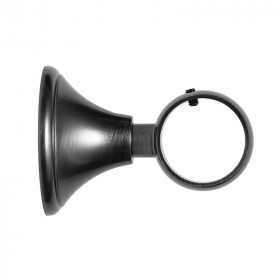 Support mur et plafond Ø28 mm Etain Vieilli 55 mm