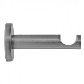 2 supports berceau Ø20 mm Alu Brossé 76 mm