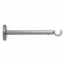 Support extensible mur et plafond Ø20 mm Alu Brossé 190-300 mm
