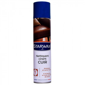 Nettoyant cirant express tous cuirs Starwax 300ml