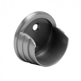 Support naissance Ø28 mm nickel mat