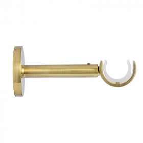 Support extensible mur et plafond Ø28 mm Décor Laiton Mat 110-160 mm
