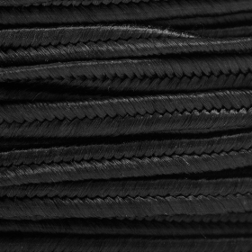 Soutache 3 mm noir, au mètre