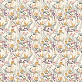 Voilage végétal Floraison parme Camengo 310 cm