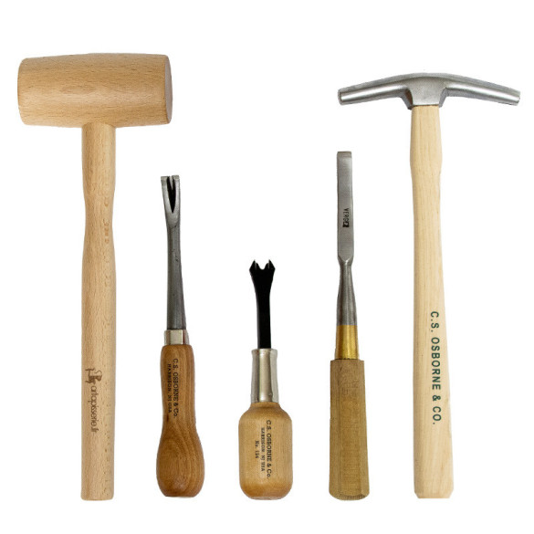 Kit Outils Tapissier pour garnissage mousse - 5 pièces