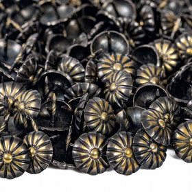 500 Clous tapissier Tête Marguerite Bronze Renaissance 19 mm