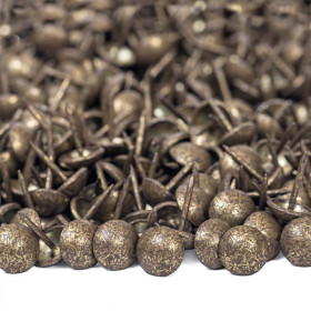 25000 clous tapissier bronze doré Ø11 mm