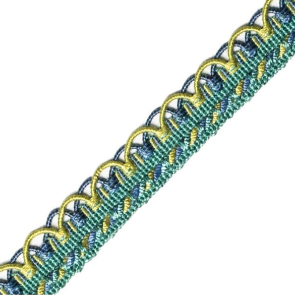 Crête Samarkand 12 mm bleu glaçon 4832-860 PIDF