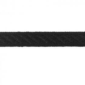 Galon tapissier torsadé noir 14 mm