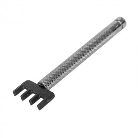 Griffe à frapper cuir - 4 dents inclinées 3,2 mm - Osborne 494D 1/8