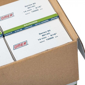Carton de 120 000 agrafes type 80 OMER 14 mm