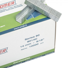 Boite de 10000 agrafes type 80 OMER 14 mm