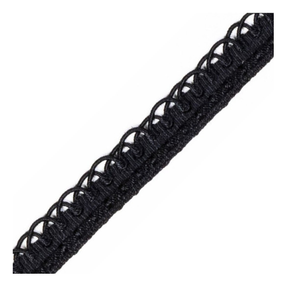 Crête les unis 12 mm noir 5632-020 PIDF