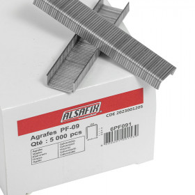 Boite de 5000 agrafes type PF-09 ALSAFIX 9mm