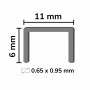 Boite de 10 000 agrafes OMER 84 - 6 mm