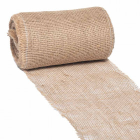 Chemin de table toile de jute 20m - 150g/m² - 22cm