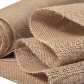 Chemin de table toile de jute 5m - 280g/m² - 35cm