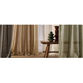 Super voilage Casamance, collection Kanso aspect vintage pour rideau